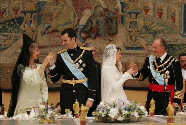 The wedding dress of Queen Letizia of Spain