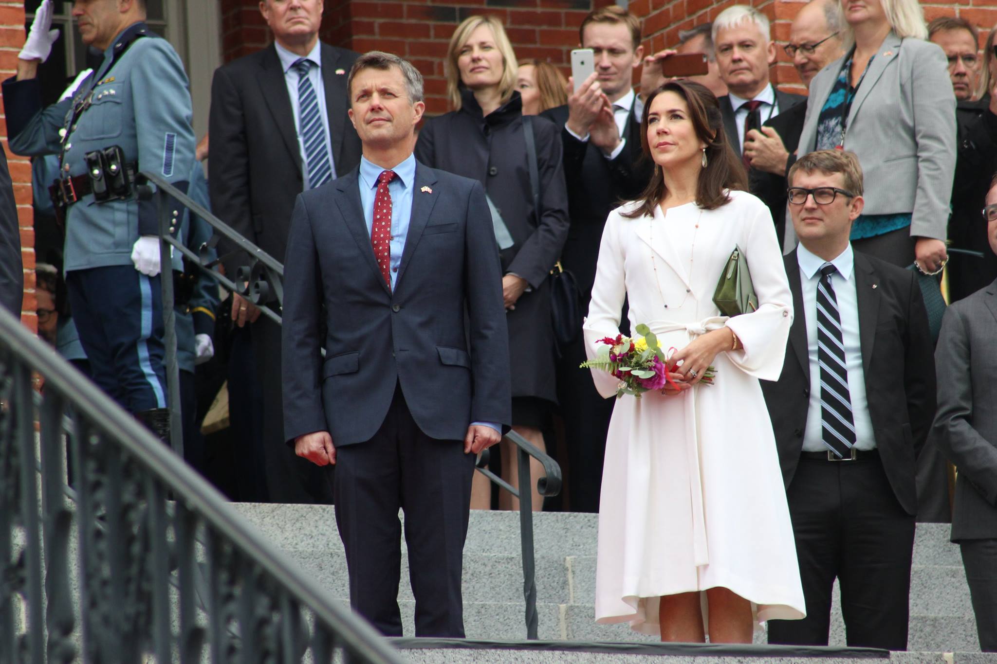 Denmark's Crown Prince and Princess mark National Flag Day ...