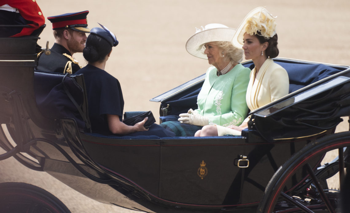 Duchess of Cornwall, Duchess of Cambridge, Duke of Sussex, Duchess of Sussex