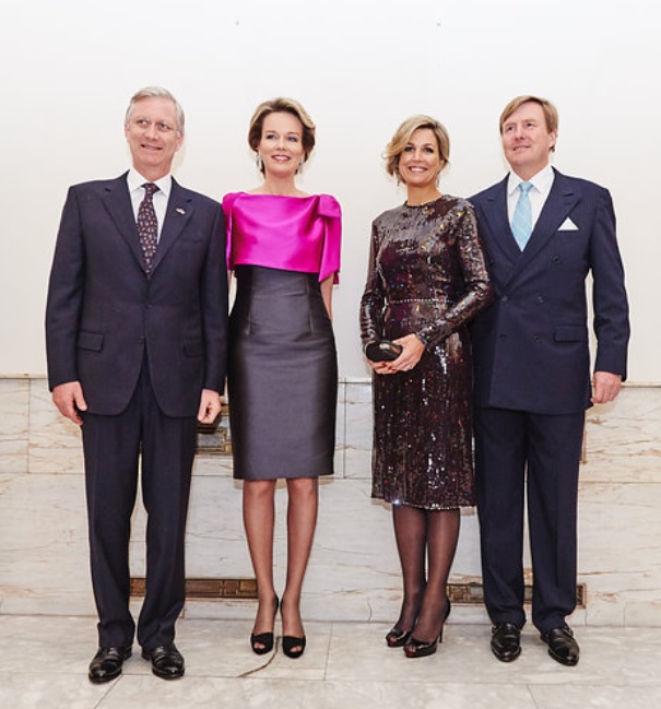 Queen Maxima, Queen Mathilde, King Willem-Alexander, King Philippe