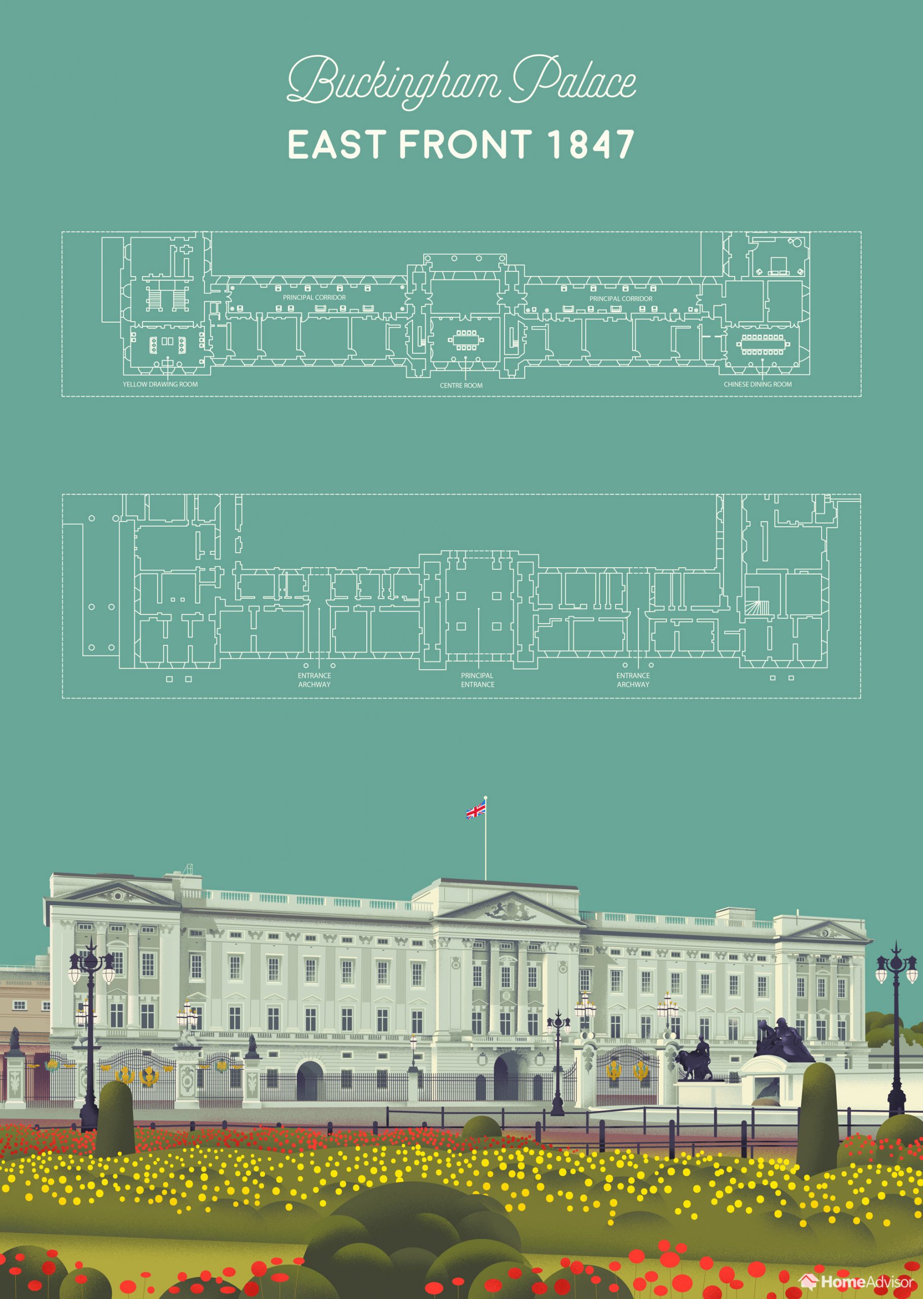 REVEALED: Buckingham Palace’s unseen floor plans – Royal Central