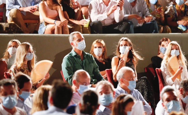 King Felipe, Queen Letizia, Princess Leonor, Infanta Sofia