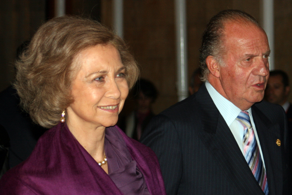 Le roi Juan Carlos et la reine Sofia d'Espagne