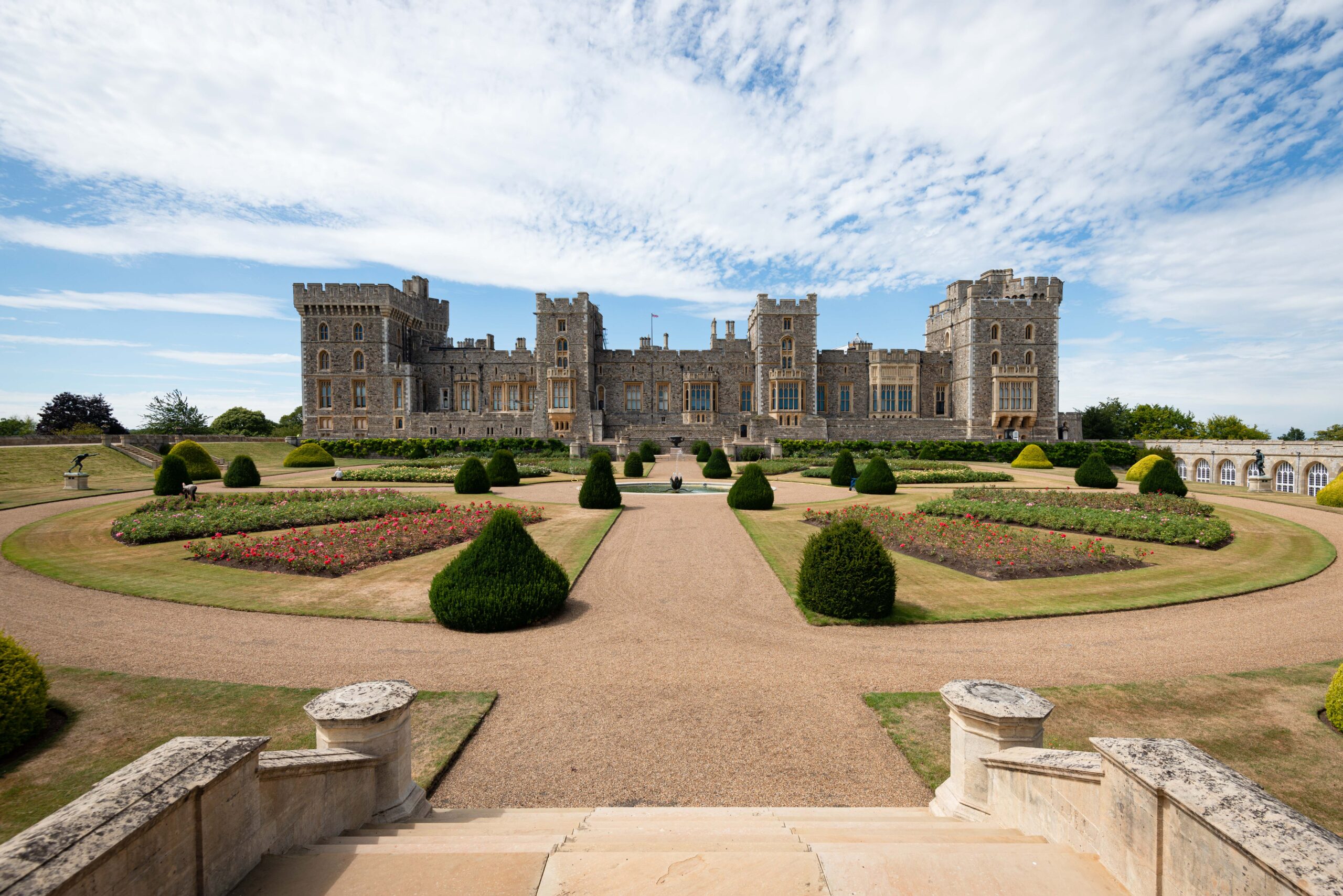 The Queen Opens Historic Garden At Windsor Castle For The First Time In The Queen Opens Historic Garden At Windsor Castle For The First Time In