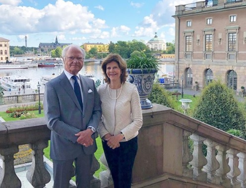 King Carl Gustaf and Queen Silvia of Sweden