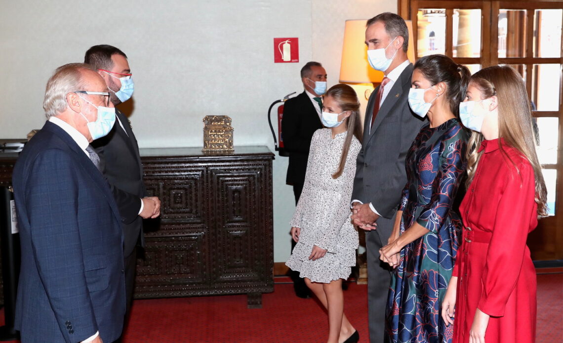 King Felipe, Queen Letizia, Princess Leonor, Infanta Sofia