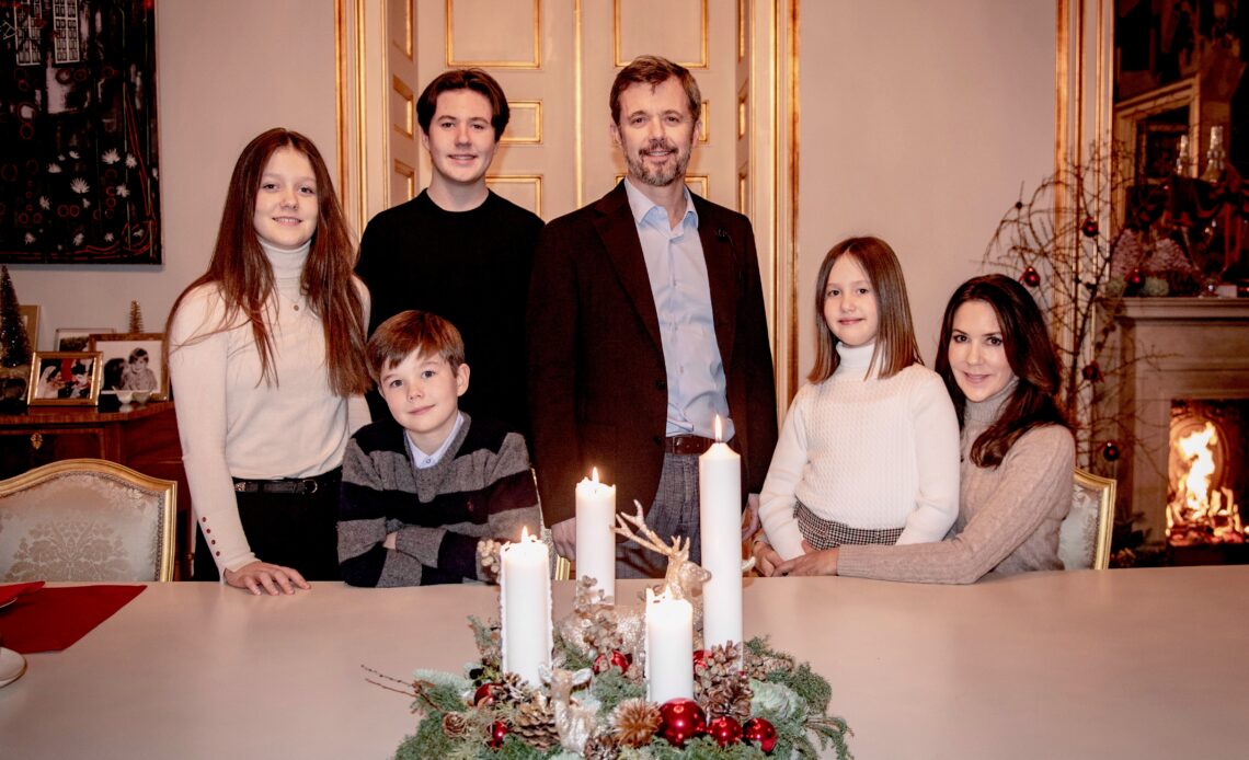 Crown Prince Frederik, Crown Princess Mary and children
