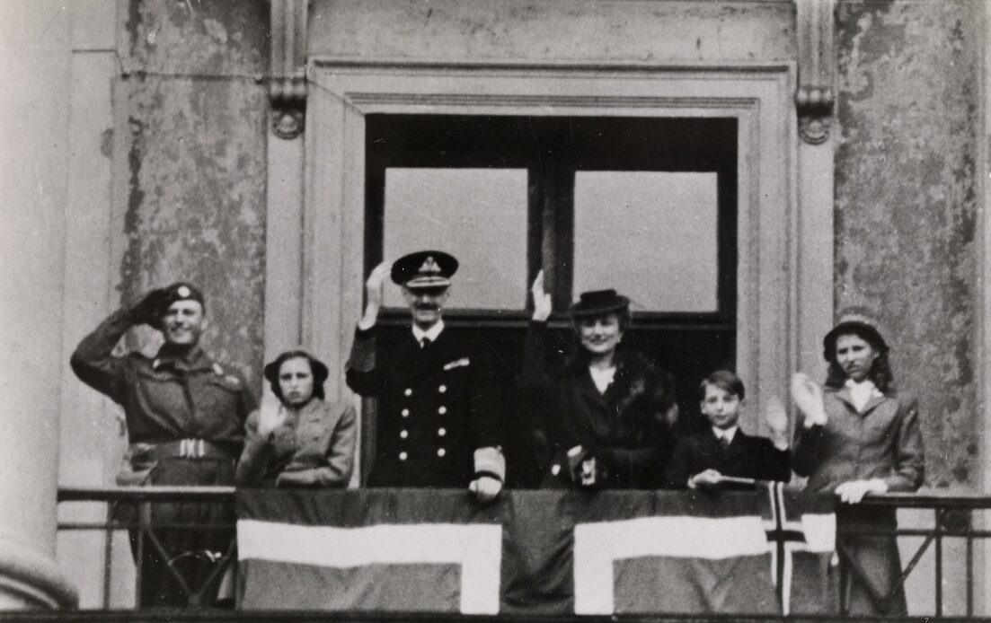 The Norwegian Royal Family at the end of World War II