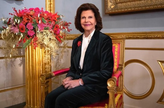 Queen Silvia's portrait for her 77th birthday