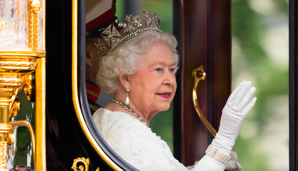 Why does The Queen take an MP hostage when she visits the Palace of