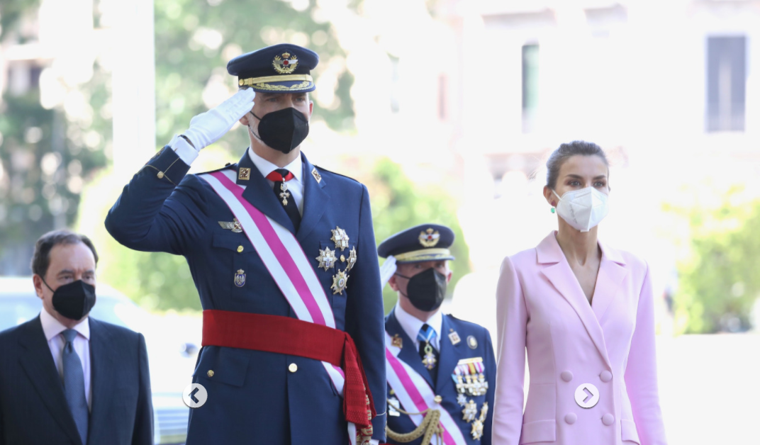 King Felipe and Queen Letizia take part in National Armed Forces Day ceremony - Vimarsana News