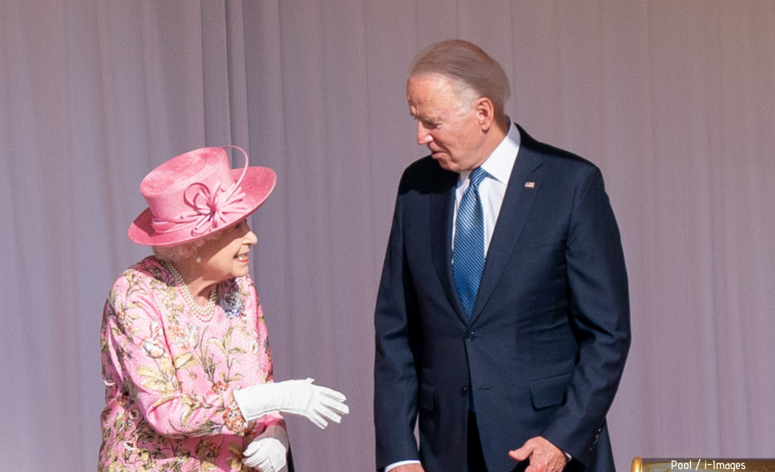 President Biden enjoys afternoon tea with The Queen Royal Central