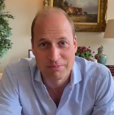 Prince William sends video message to the Three Lions ahead of the England Italy game