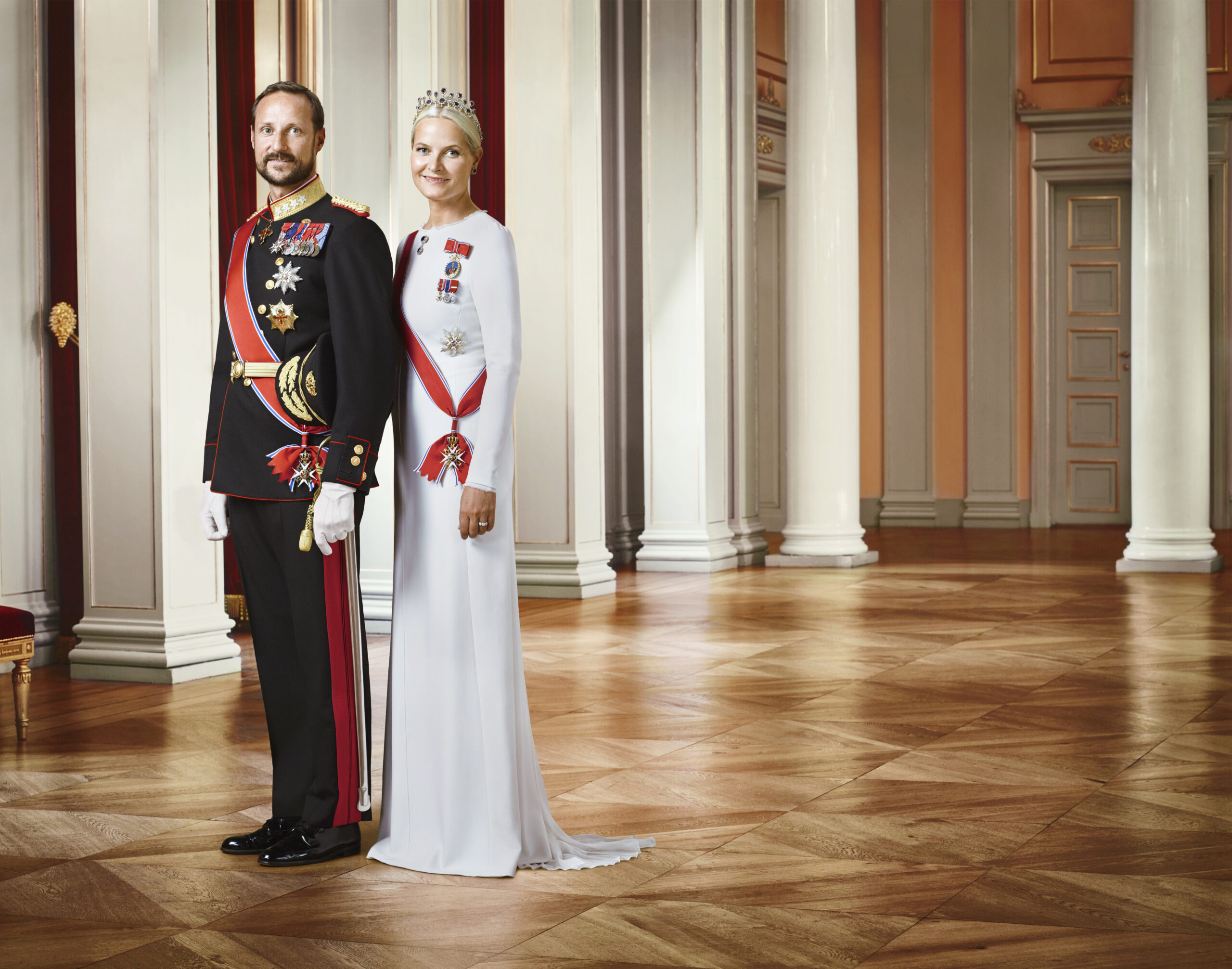 The Royal Guests At The Wedding Of Crown Prince Haakon And Crown Princess Mette Marit Of Norway