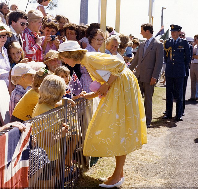 Royal tour fashion favourites: Diana, Princess of Wales in Australia ...