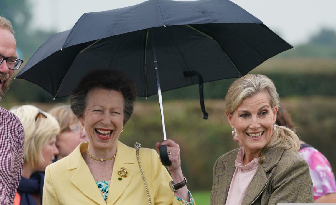 The Princess Royal and the Countess of Wessex Duchess of Edinburgh on a visit to Cumbria