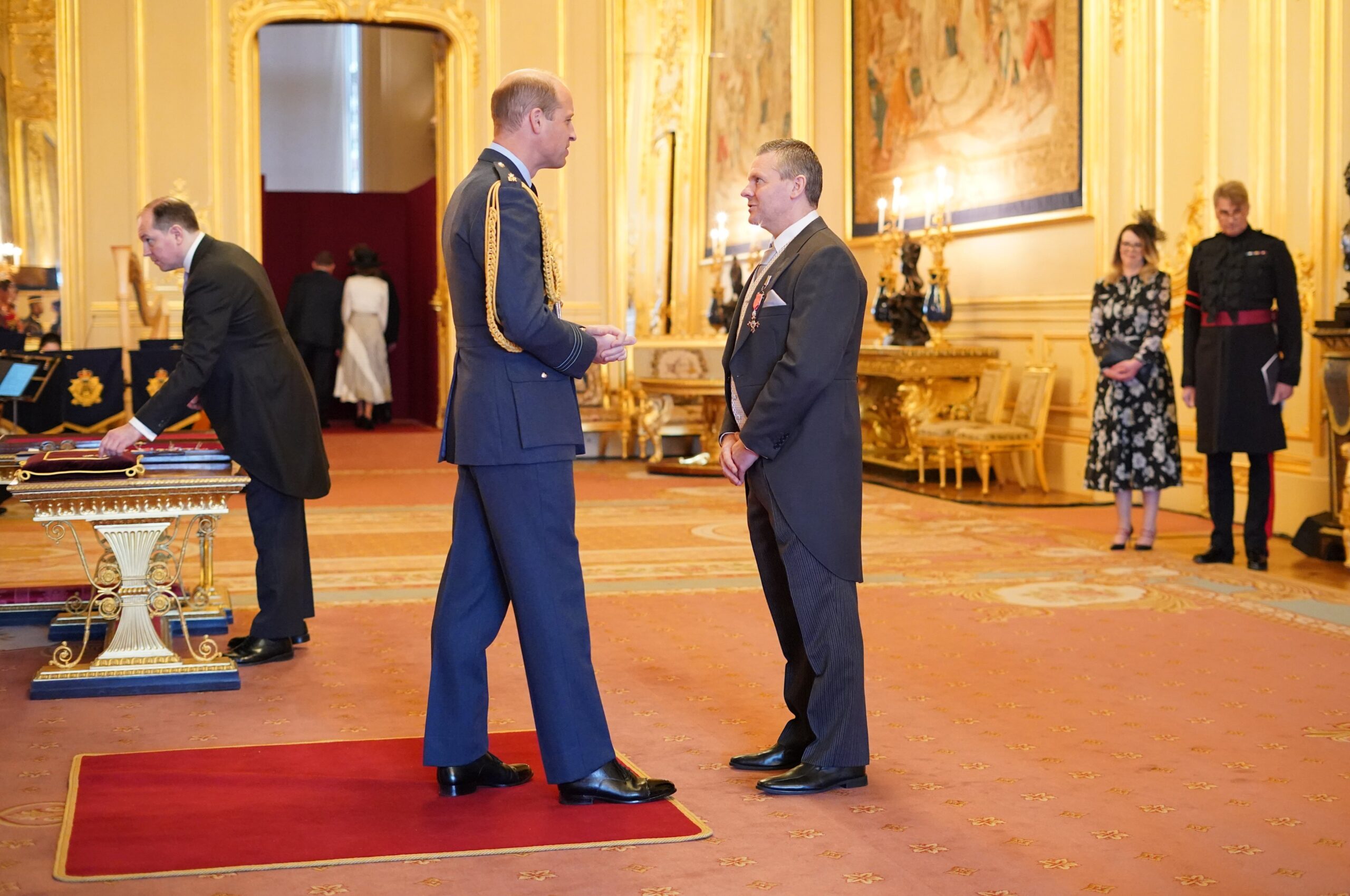 Double investiture at Windsor Castle as Prince William and Princess