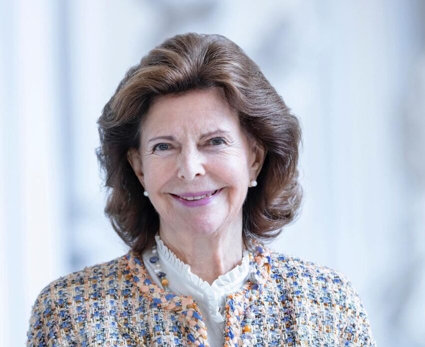 Birthday portrait of Queen Silvia of Sweden in 2021