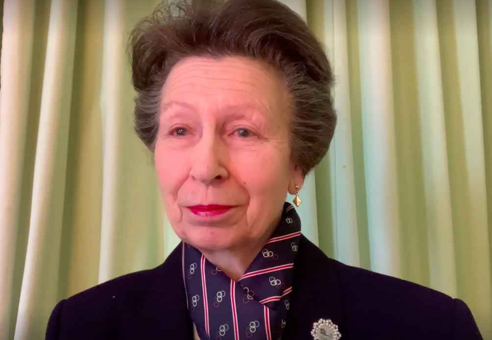 Princess Anne sends good luck message to Team GB ahead of the Beijing Winter Olympics