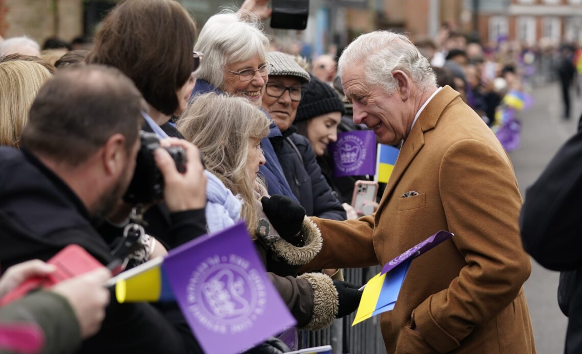 Prince Charles Winchester crowds