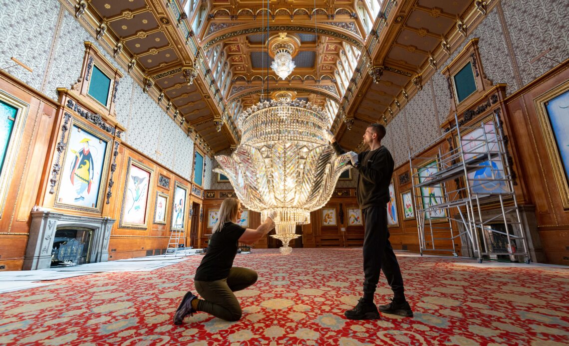 Windsor Castle chandelier