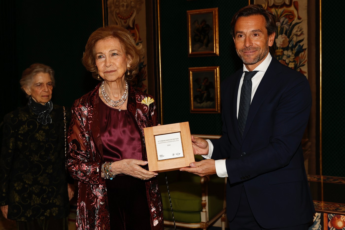 An evening for art and family for Queen Sofia of Spain