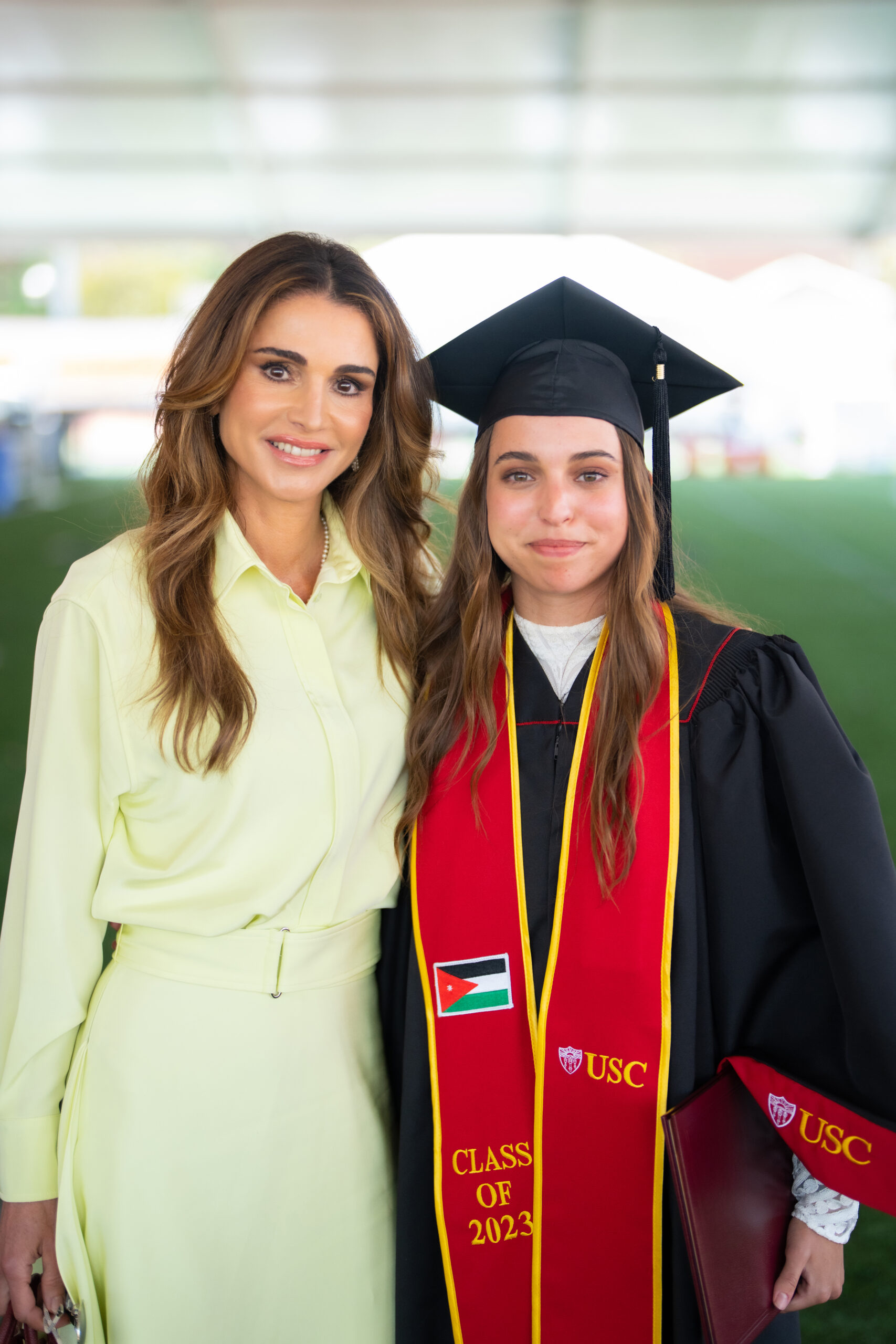 PHOTOS Princess Salma of Jordan graduates from university Royal Central