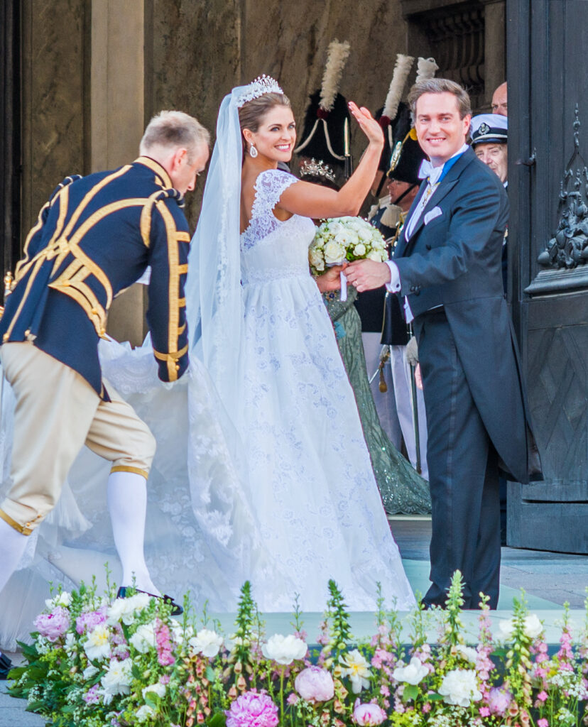 princess madeleine wedding hair