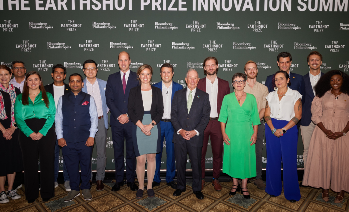 Prince William, The Prince of Wales with the Earthshot finalists for 2023