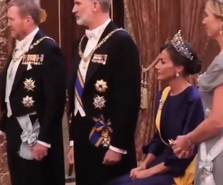 Why Queen Letizia had to take a seat at an important moment in State Visit to the Netherlands - Vimarsana News