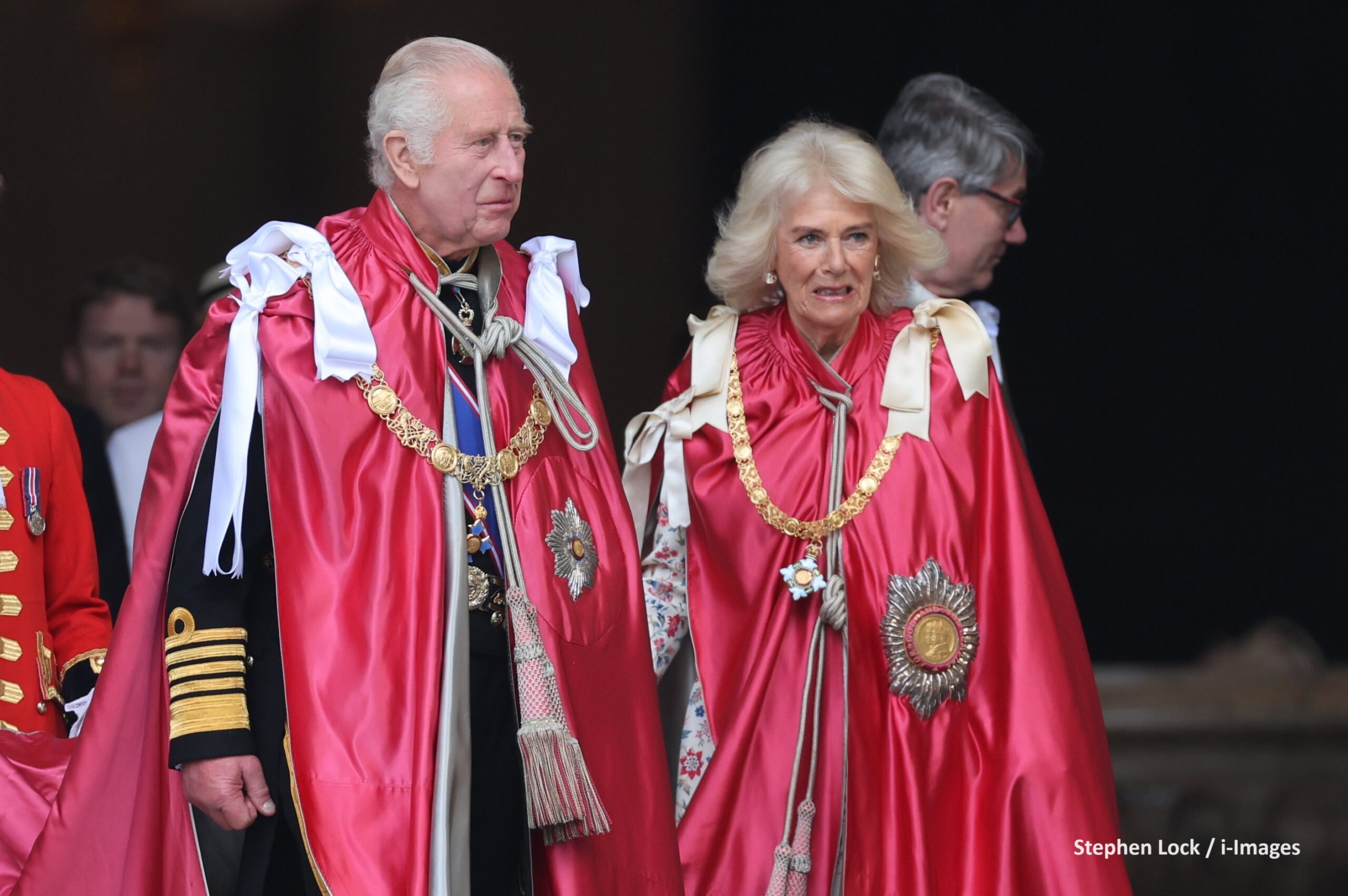 King Charles and Queen Camilla attend OBE service