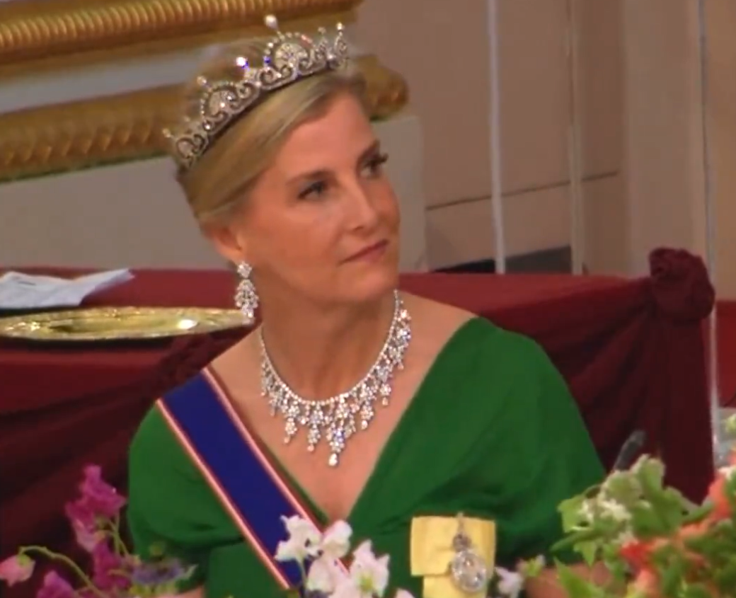 The Duchess of Edinburgh’s tiara surprise at State Banquet