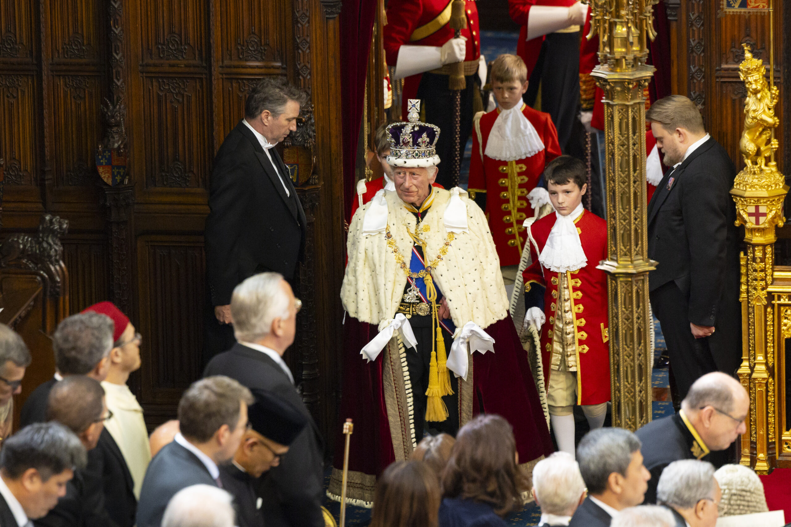 The historic crown King Charles wore to the State Opening of Parliament