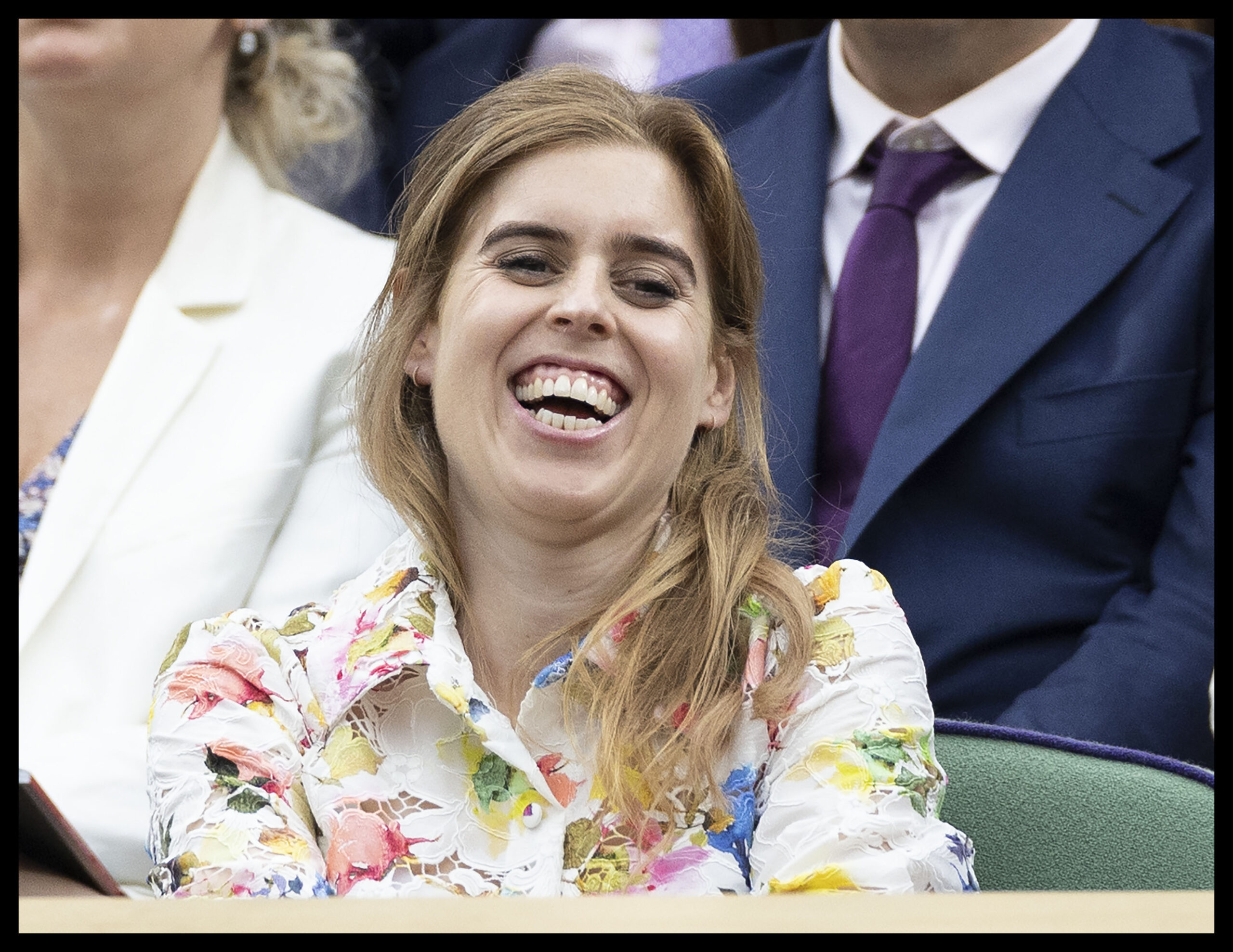 Princess Beatrice is all smiles at Wimbledon as she joins The King’s cousin in royal box