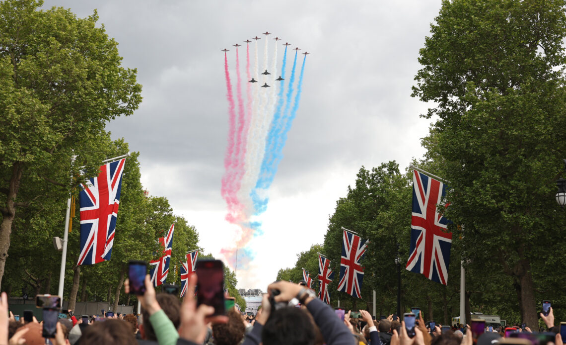 VE Day 80 procession and flypast in London