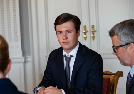 Crown Prince Christian of Denmark got another royal first under his belt as he took part in a Council of State for the first time.