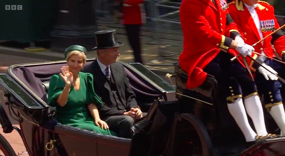 Duchess of Edinburgh in Edinburgh Green at Trooping the Colour