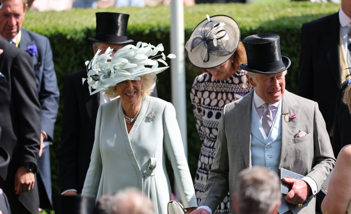 The King and Queen at Royal Ascot on Day one