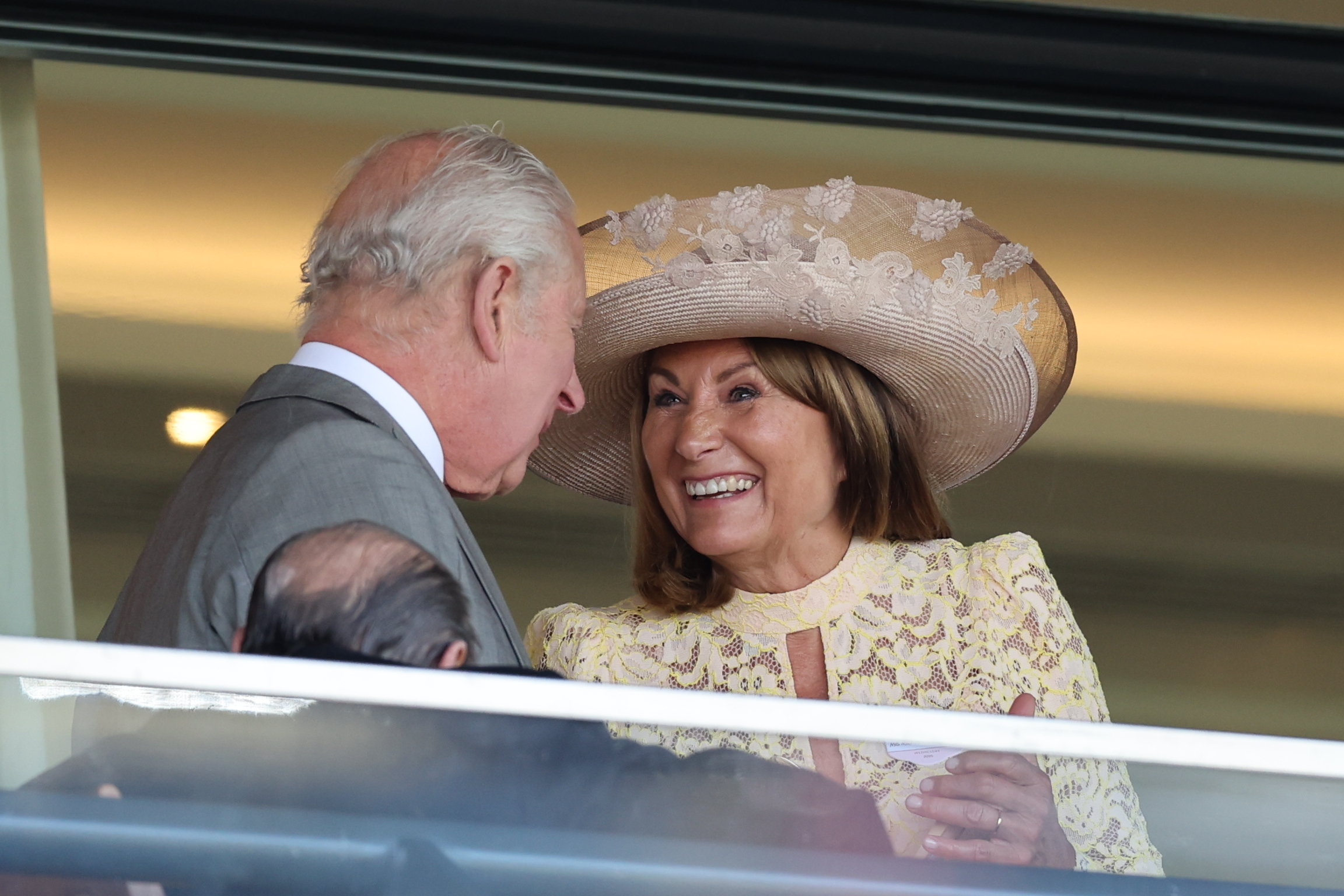 King Charles enjoys Royal Ascot with Carole Middleton