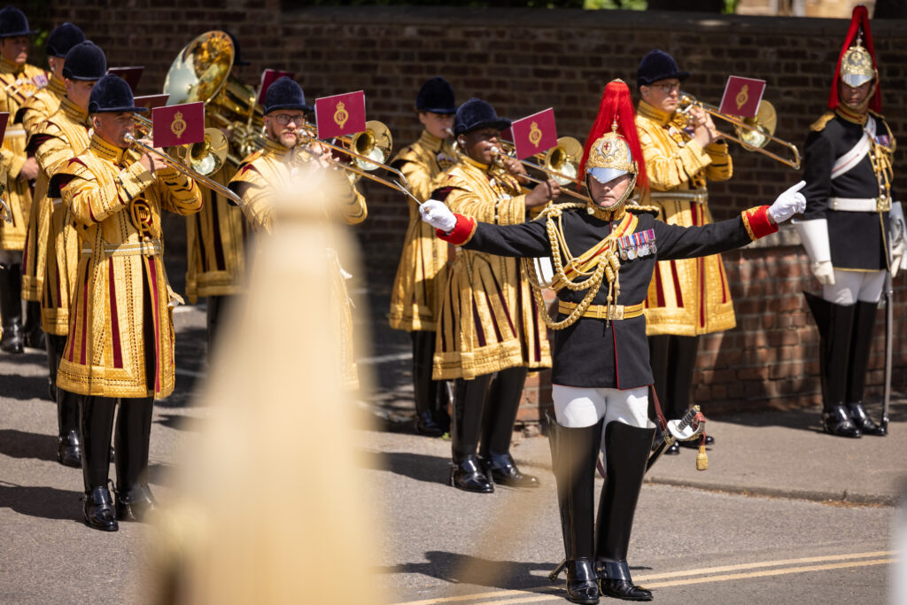 The Armed Forces welcome President Macron to Windsor at the start of the French State Visit to the UK