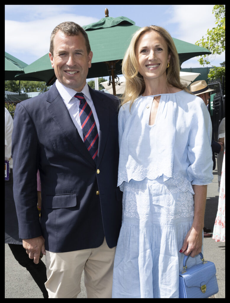 Peter Phillips and Harriet Sperling at Wimbledon where their royal romance was in the spotlight again