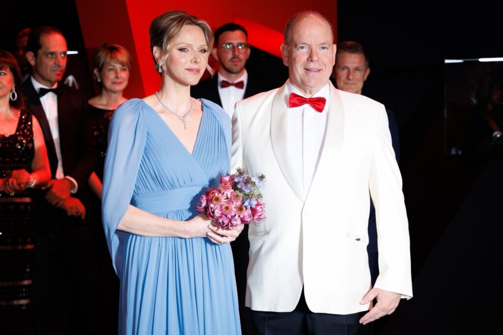 Prince Albert and Princess Charlene at Monaco Red Cross Gala