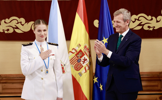 Princess Leonor receives the Gold Medal of Galicia