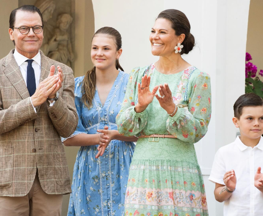 Sweden’s Crown Princess embraces florals