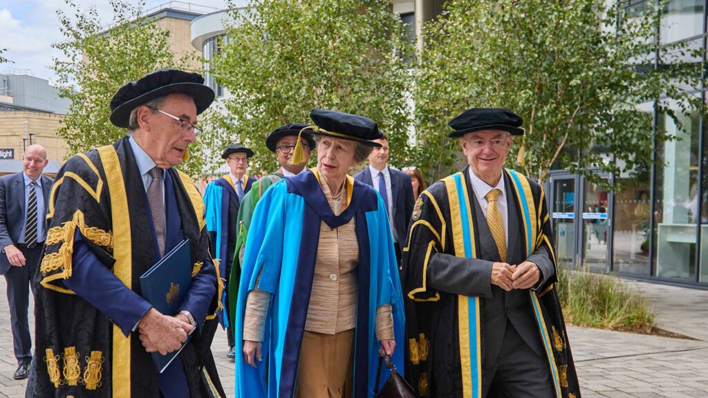 Princess Anne University of Huddersfield