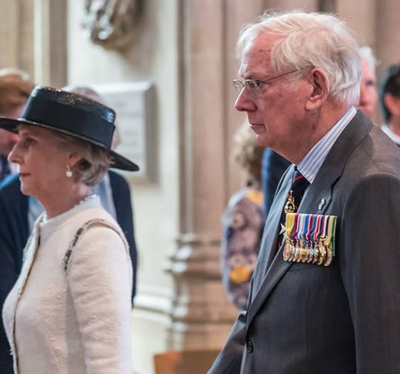 The Duke and Duchess of Gloucester at Norwich Cathedral for a service marking the 80th anniversary of VJ Day
