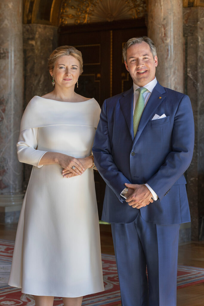 Hereditary Grand Duke Guillaume and Hereditary Grand Duchess Stephanie