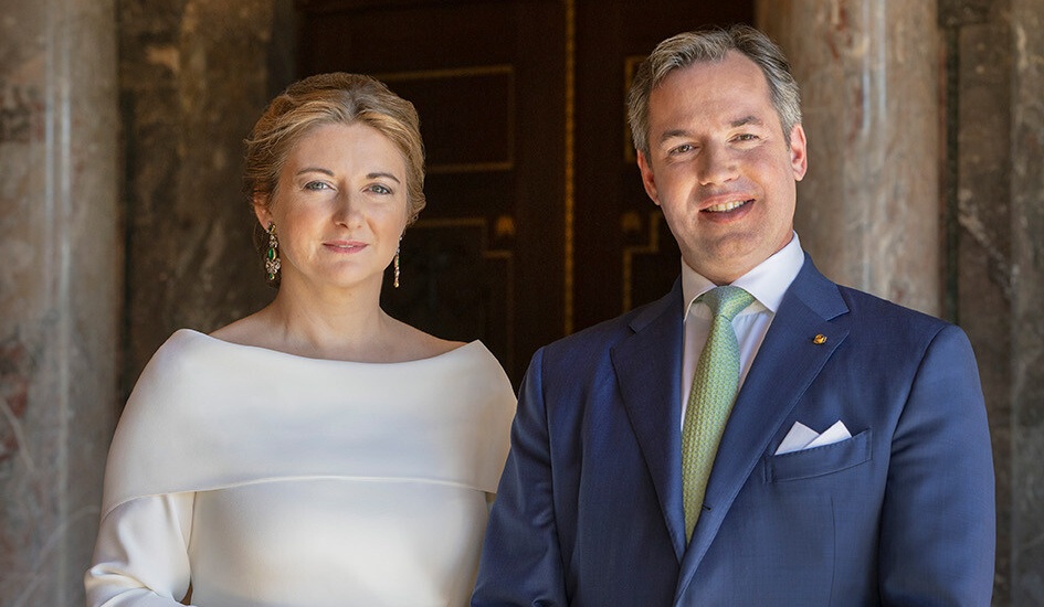 Hereditary Grand Duke Guillaume and Hereditary Grand Duchess Stephanie SCALED