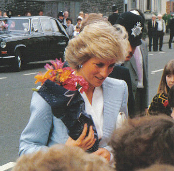 Princess Diana in Bristol, 1987