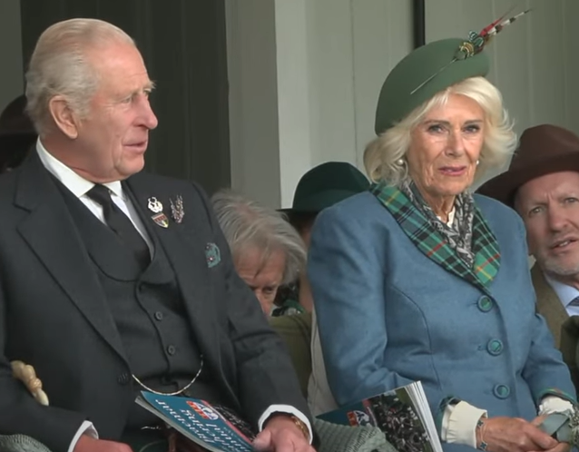 King Charles and Queen Camilla at the Braemar Gathering